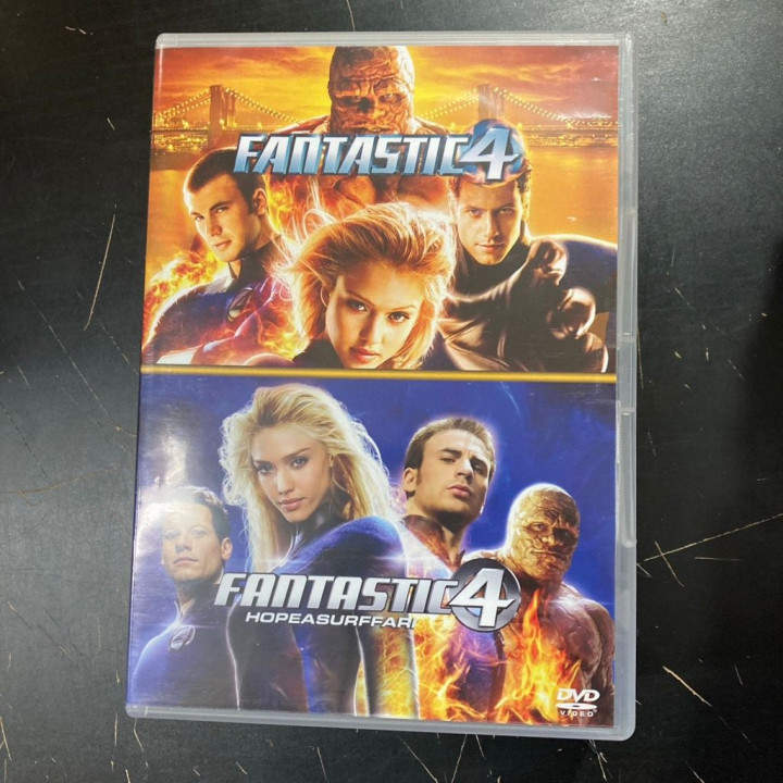 Fantastic 4 / Fantastic 4 - Hopeasurffari 2DVD (VG+/M-) -toiminta/sci-fi-